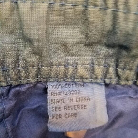 Recess Blue Cotton Bermuda Belted Cargo Shorts Size 38 - Picture 4 of 4